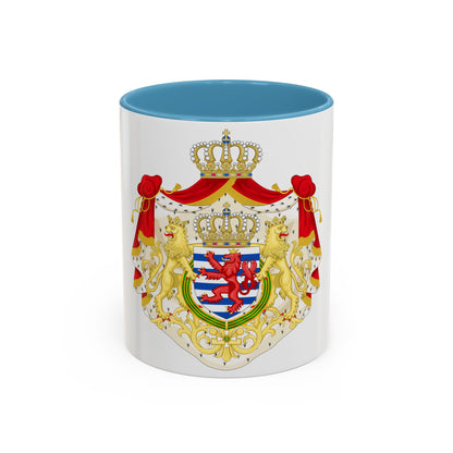 Greater coat of arms of the grand-duchy of Luxembourg 2 - Accent Coffee Mug