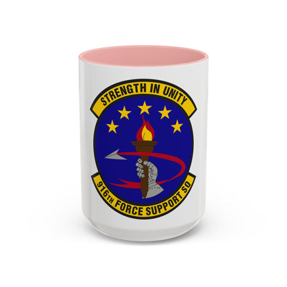 916th Force Support Squadron (U.S. Air Force) Accent Coffee Mug