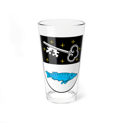 Wappen Bobenheim-Roxheim (Germany) (Coat of Arms) Pint Glass 16oz