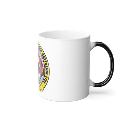 Mobile Construction Bn 5 NMCB 5 Seabee (U.S. Navy) Color Changing Mug 11oz
