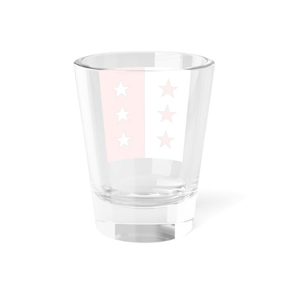 Flag of Canton of Valais 1498-1628 (Switzerland) Shot Glass 1.5oz