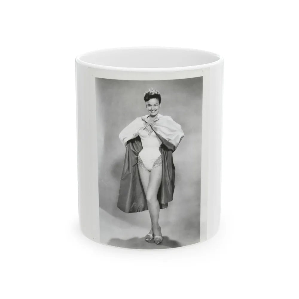 Kathryn Grant #62 (Vintage Female Icon) White Coffee Mug-11oz-Go Mug Yourself