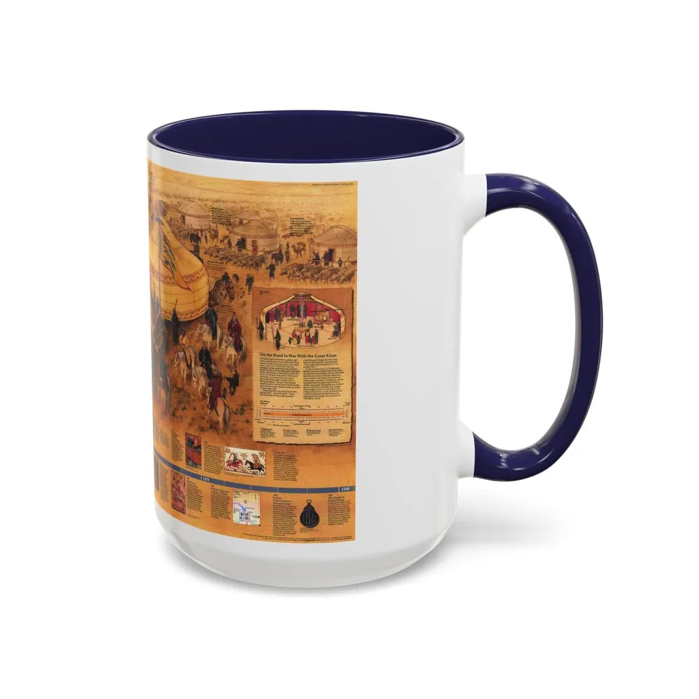 Mongols, The (1996) (Map) Accent Coffee Mug-Go Mug Yourself