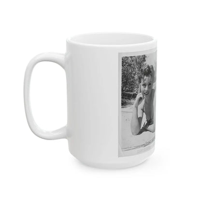 Jeanne Crain #81 (Vintage Female Icon) White Coffee Mug-Go Mug Yourself