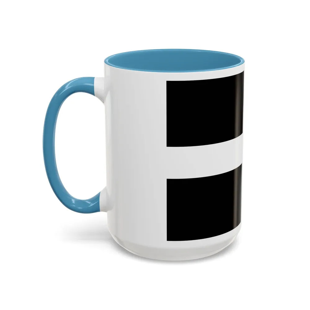 Flag of Cornwall UK - Accent Coffee Mug-Go Mug Yourself