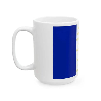 59e regiment dinfanterie de ligne - drapeau (France) White Coffee Mug - Go Mug Yourself