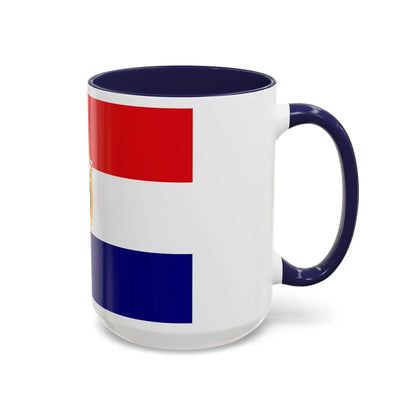 Flag of Guaranda Ecuador - Accent Coffee Mug-Go Mug Yourself