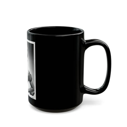 Karin Booth #12 (Vintage Female Icon) Black Coffee Mug-Go Mug Yourself