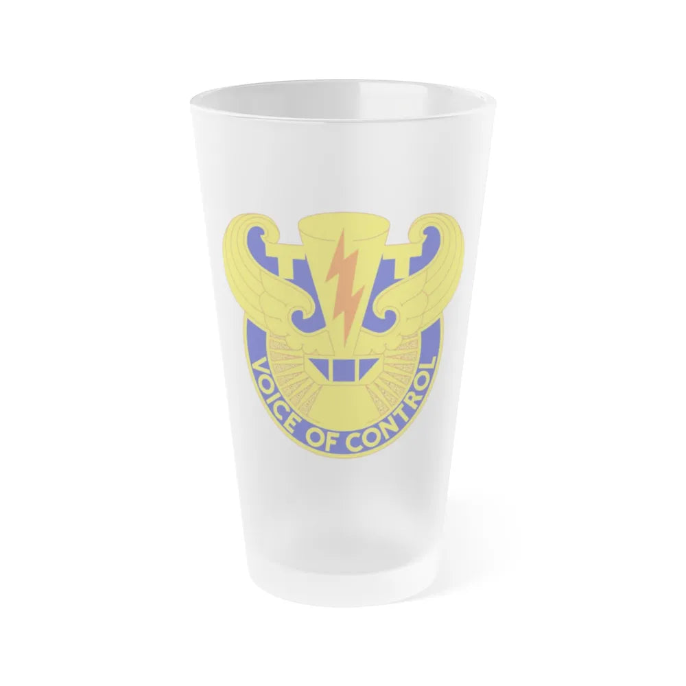 59th Air Traffic Control Battalion (U.S. Army) Frosted Pint Glass 16oz-Go Mug Yourself