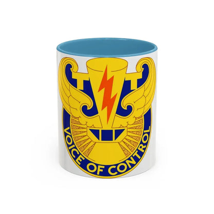 59th Air Traffic Control Battalion (U.S. Army) Accent Coffee Mug 11oz Light Blue - Go Mug Yourself