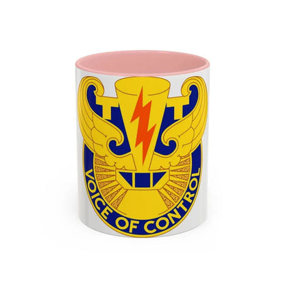 59th Air Traffic Control Battalion (U.S. Army) Accent Coffee Mug 11oz Pink - Go Mug Yourself