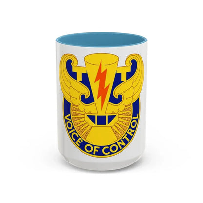 59th Air Traffic Control Battalion (U.S. Army) Accent Coffee Mug 15oz Light Blue - Go Mug Yourself