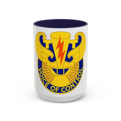 59th Air Traffic Control Battalion (U.S. Army) Accent Coffee Mug 15oz Navy - Go Mug Yourself