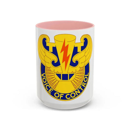 59th Air Traffic Control Battalion (U.S. Army) Accent Coffee Mug 15oz Pink - Go Mug Yourself