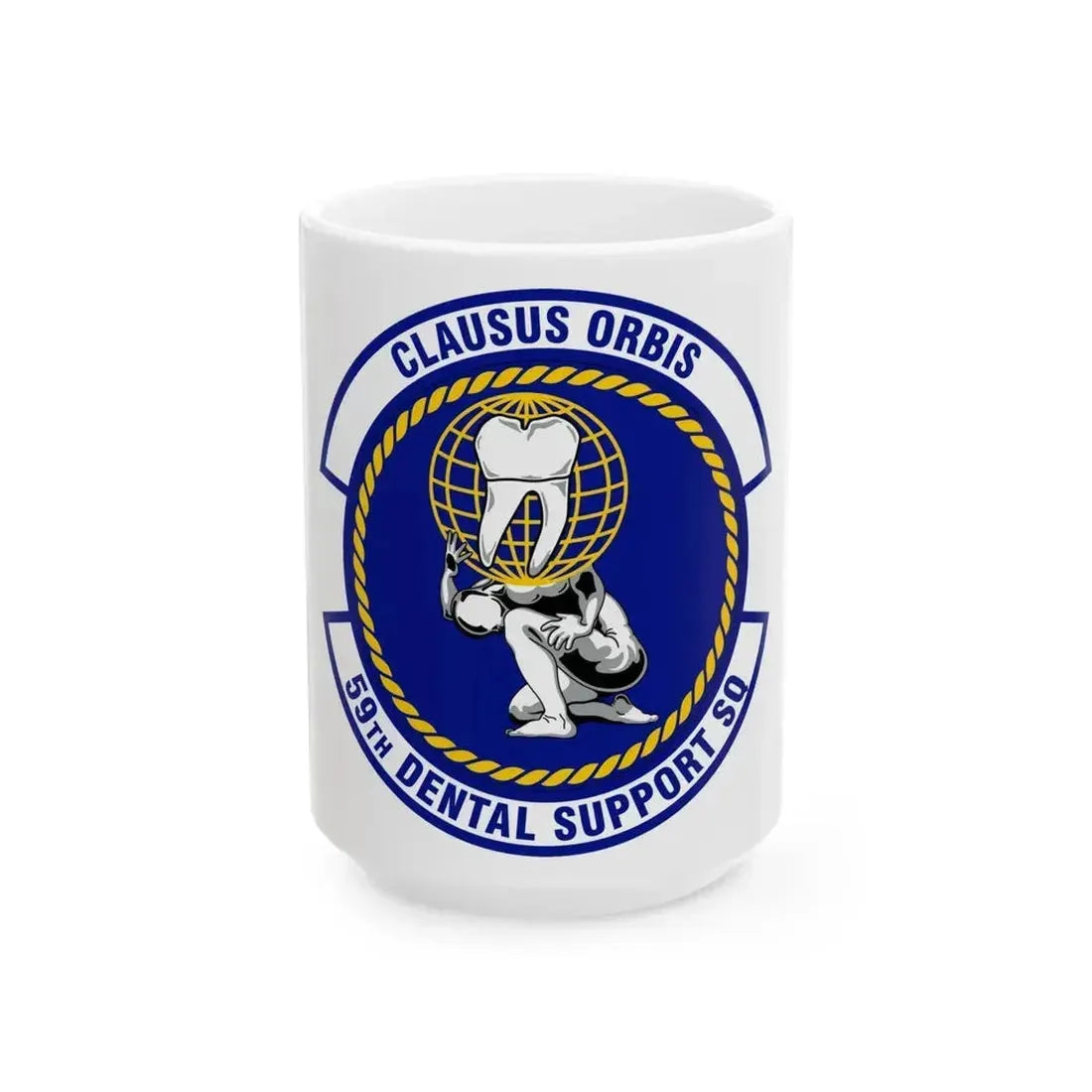 59th Dental Support Squadron (U.S. Air Force) White Coffee Mug 15oz - Go Mug Yourself