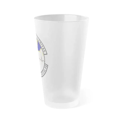 59th Emergency Medical Squadron (U.S. Air Force) Frosted Pint Glass 16oz - Go Mug Yourself