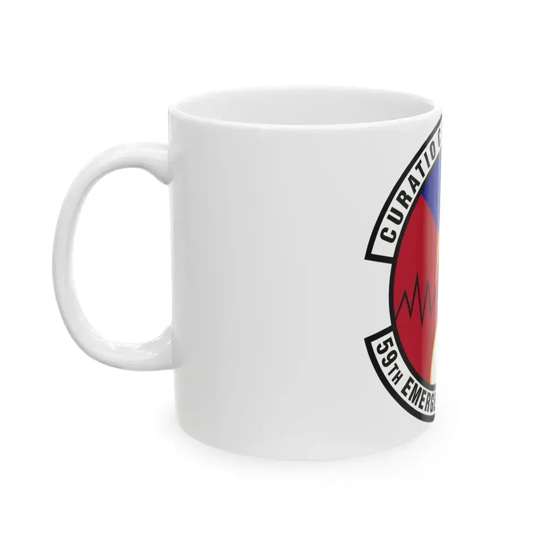 59th Emergency Medical Squadron (U.S. Air Force) White Coffee Mug - Go Mug Yourself