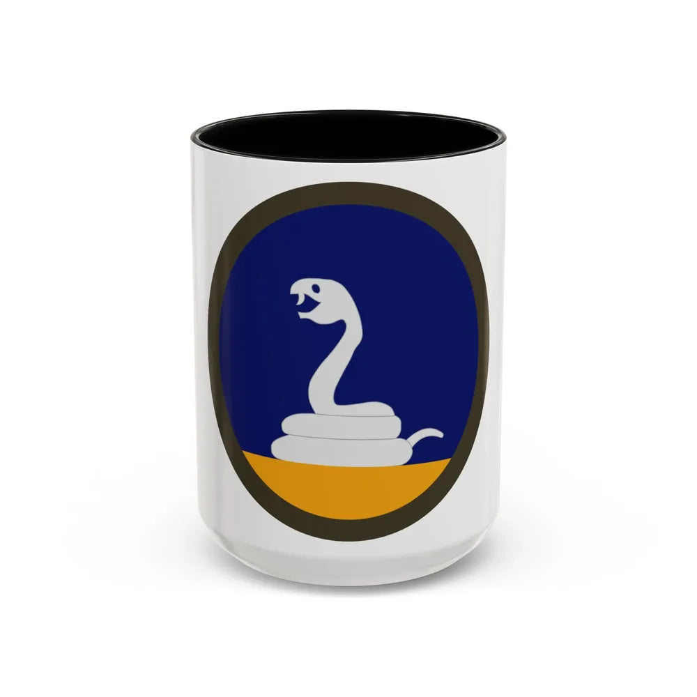 59th Infantry Div (U.S. Army) Accent Coffee Mug-15oz-Black-Go Mug Yourself