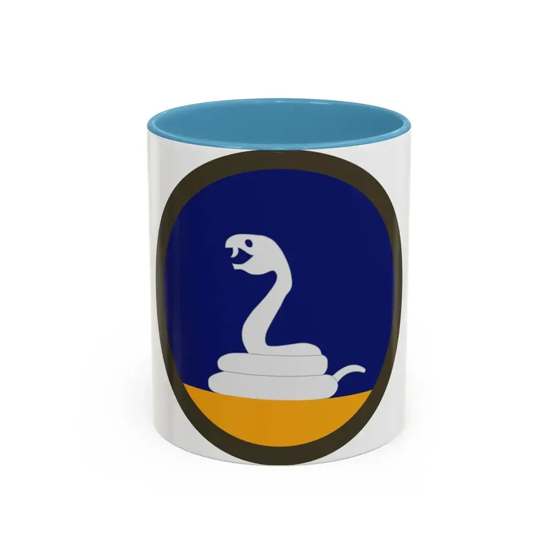 59th Infantry Div (U.S. Army) Accent Coffee Mug 11oz Light Blue - Go Mug Yourself