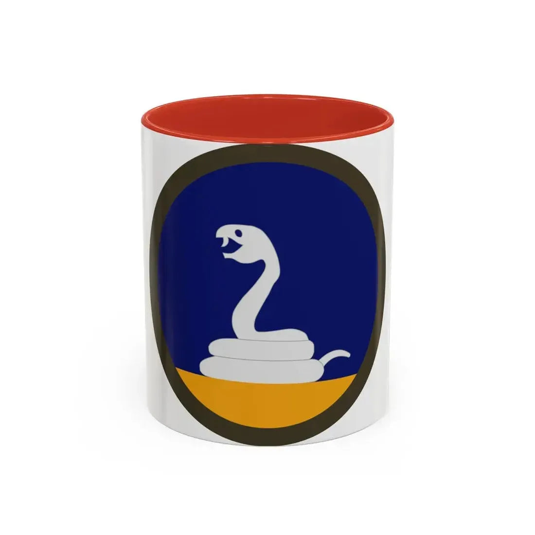 59th Infantry Div (U.S. Army) Accent Coffee Mug 11oz Red - Go Mug Yourself