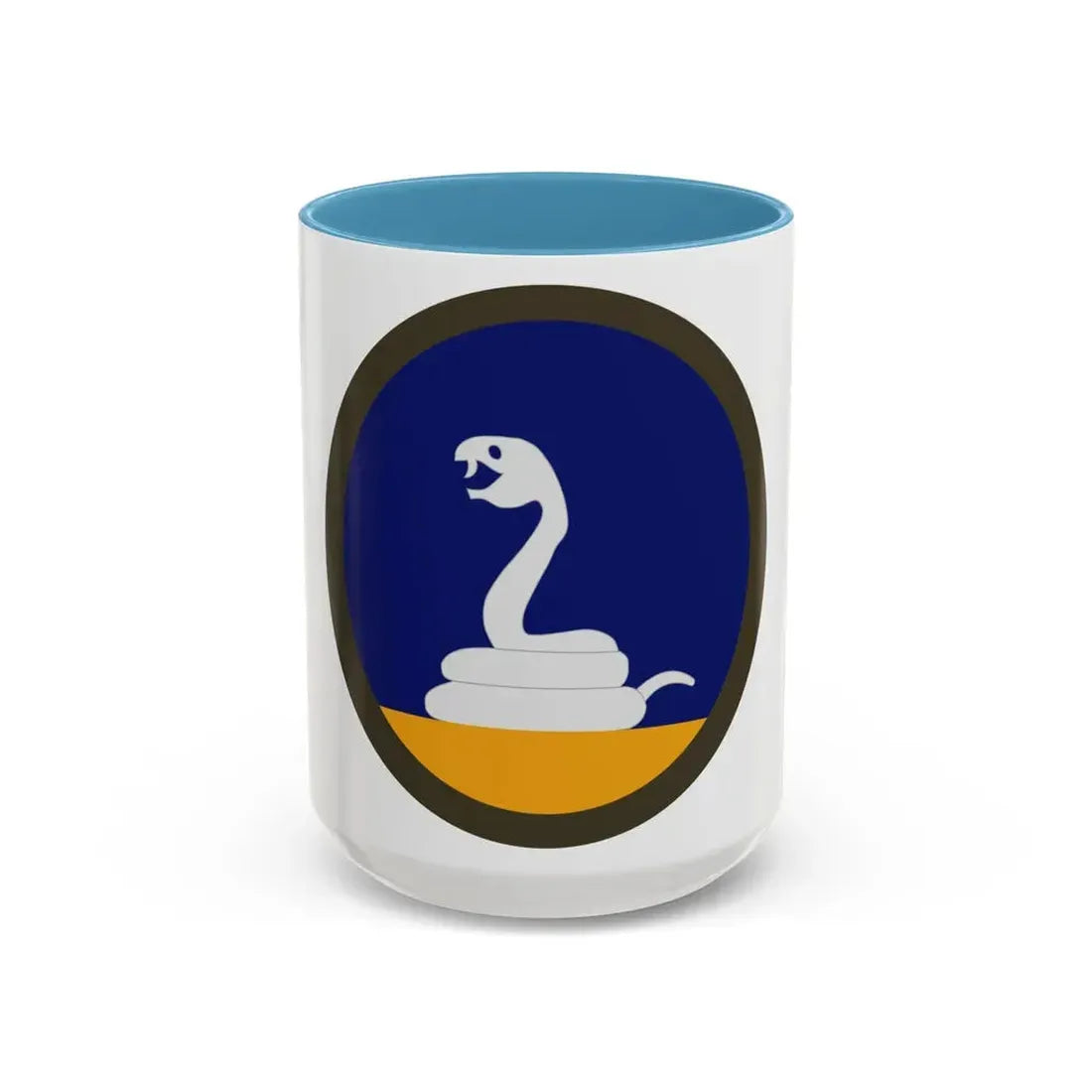 59th Infantry Div (U.S. Army) Accent Coffee Mug 15oz Light Blue - Go Mug Yourself