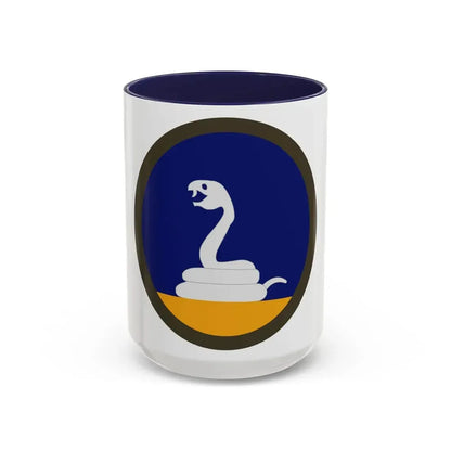 59th Infantry Div (U.S. Army) Accent Coffee Mug 15oz Navy - Go Mug Yourself
