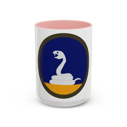 59th Infantry Div (U.S. Army) Accent Coffee Mug 15oz Pink - Go Mug Yourself