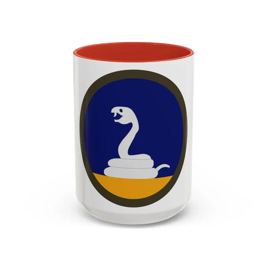 59th Infantry Div (U.S. Army) Accent Coffee Mug 15oz Red - Go Mug Yourself