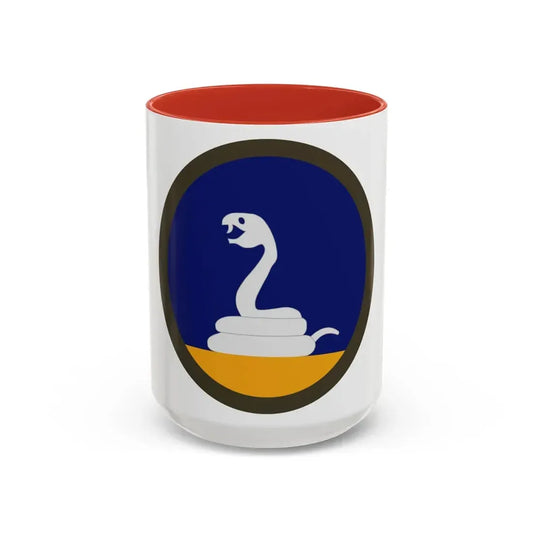 59th Infantry Div (U.S. Army) Accent Coffee Mug 15oz Red - Go Mug Yourself