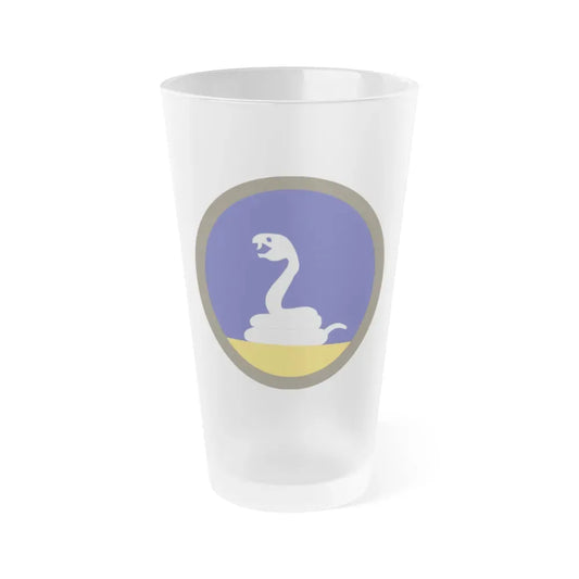 59th Infantry Div (U.S. Army) Frosted Pint Glass 16oz Default Title - Go Mug Yourself