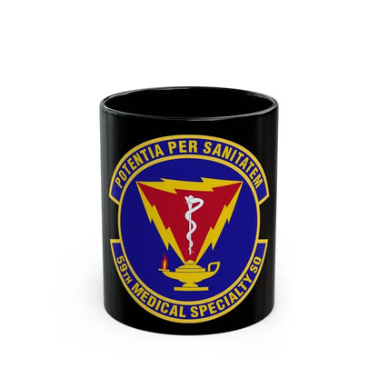 59th Medical Specialty Squadron (U.S. Air Force) Black Coffee Mug 11oz - Go Mug Yourself