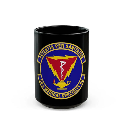 59th Medical Specialty Squadron (U.S. Air Force) Black Coffee Mug 15oz - Go Mug Yourself