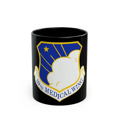 59th Medical Wing (U.S. Air Force) Black Coffee Mug-11oz-Go Mug Yourself