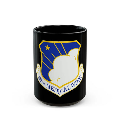 59th Medical Wing (U.S. Air Force) Black Coffee Mug-15oz-Go Mug Yourself