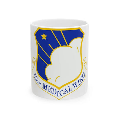 59th Medical Wing (U.S. Air Force) White Coffee Mug-11oz-Go Mug Yourself