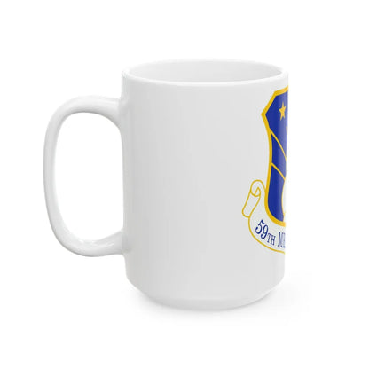 59th Medical Wing (U.S. Air Force) White Coffee Mug-Go Mug Yourself