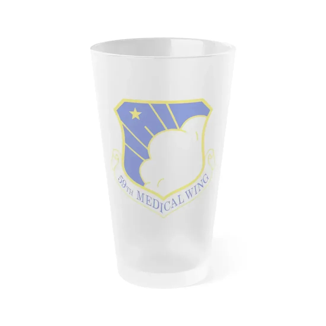 59th Medical Wing (U.S. Air Force) Frosted Pint Glass 16oz Default Title - Go Mug Yourself