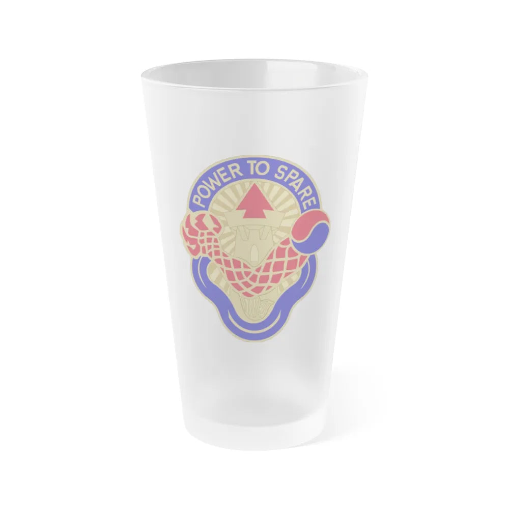 59th Ordnance Brigade 2 (U.S. Army) Frosted Pint Glass 16oz-Go Mug Yourself