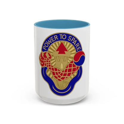 59th Ordnance Brigade 2 (U.S. Army) Accent Coffee Mug 15oz Light Blue - Go Mug Yourself