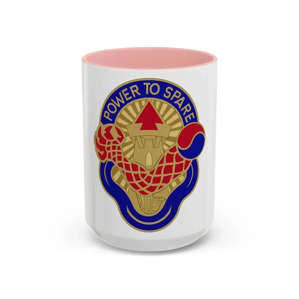 59th Ordnance Brigade 2 (U.S. Army) Accent Coffee Mug 15oz Pink - Go Mug Yourself