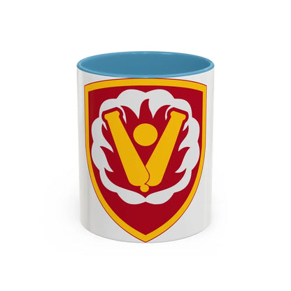 59th Ordnance Brigade (U.S. Army) Accent Coffee Mug-11oz-Light Blue-Go Mug Yourself