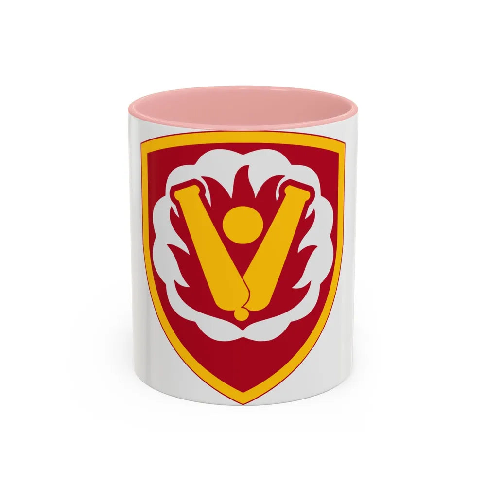 59th Ordnance Brigade (U.S. Army) Accent Coffee Mug-11oz-Pink-Go Mug Yourself