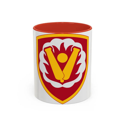 59th Ordnance Brigade (U.S. Army) Accent Coffee Mug-11oz-Red-Go Mug Yourself