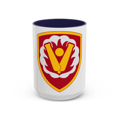 59th Ordnance Brigade (U.S. Army) Accent Coffee Mug-15oz-Navy-Go Mug Yourself