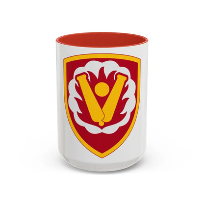 59th Ordnance Brigade (U.S. Army) Accent Coffee Mug-15oz-Red-Go Mug Yourself