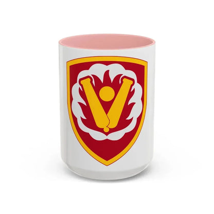 59th Ordnance Brigade (U.S. Army) Accent Coffee Mug 15oz Pink - Go Mug Yourself