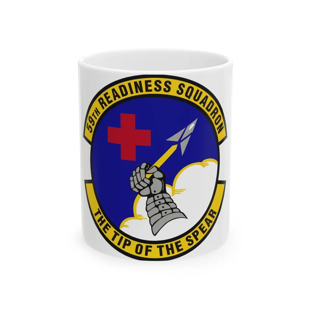 59th Readiness Squadron (U.S. Air Force) White Coffee Mug-11oz-Go Mug Yourself