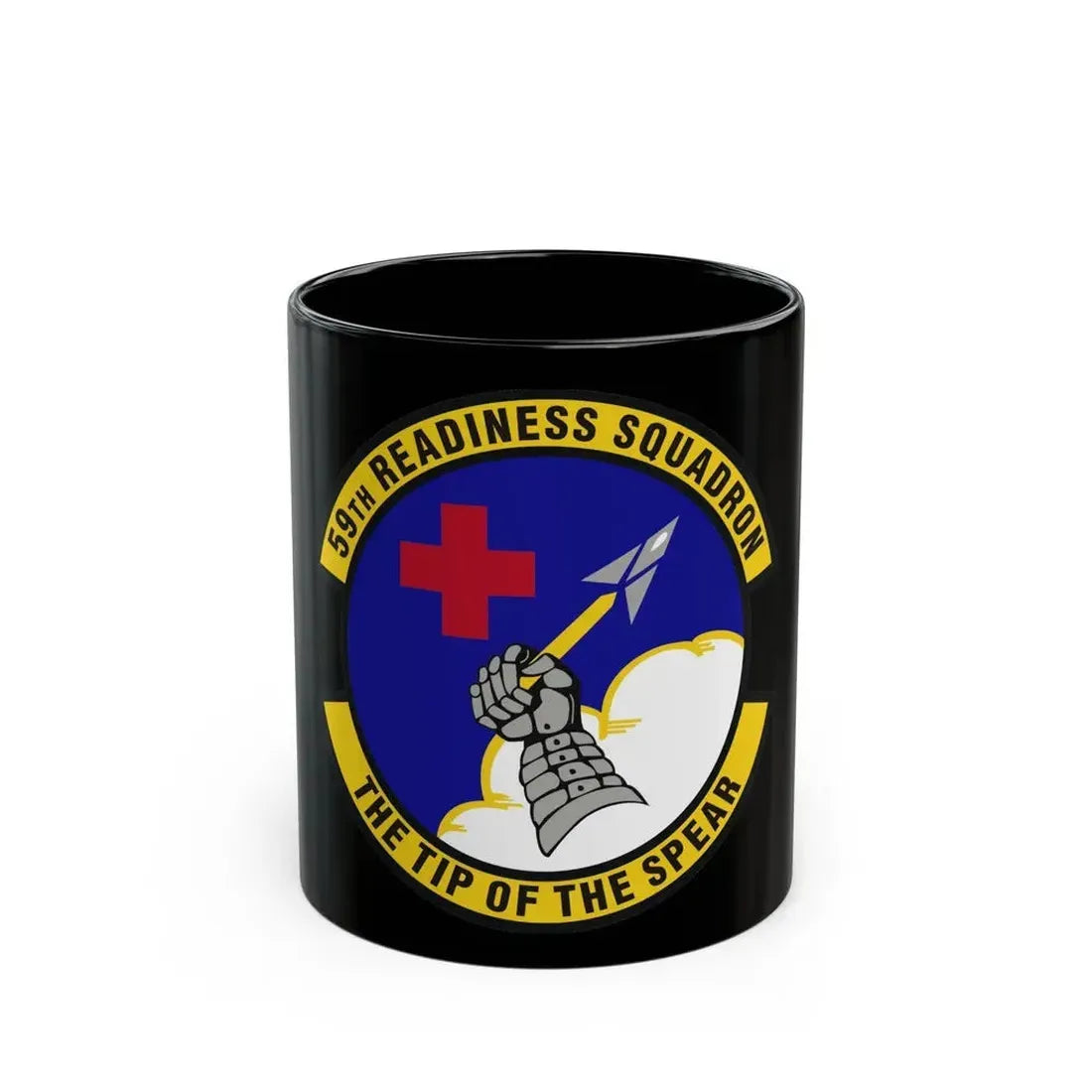 59th Readiness Squadron (U.S. Air Force) Black Coffee Mug 11oz - Go Mug Yourself