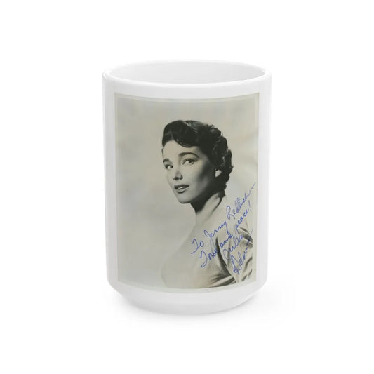 Julia Adams #47 (Vintage Female Icon) White Coffee Mug-15oz-Go Mug Yourself