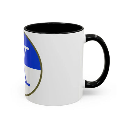 X Corps (U.S. Army) Accent Coffee Mug-Go Mug Yourself